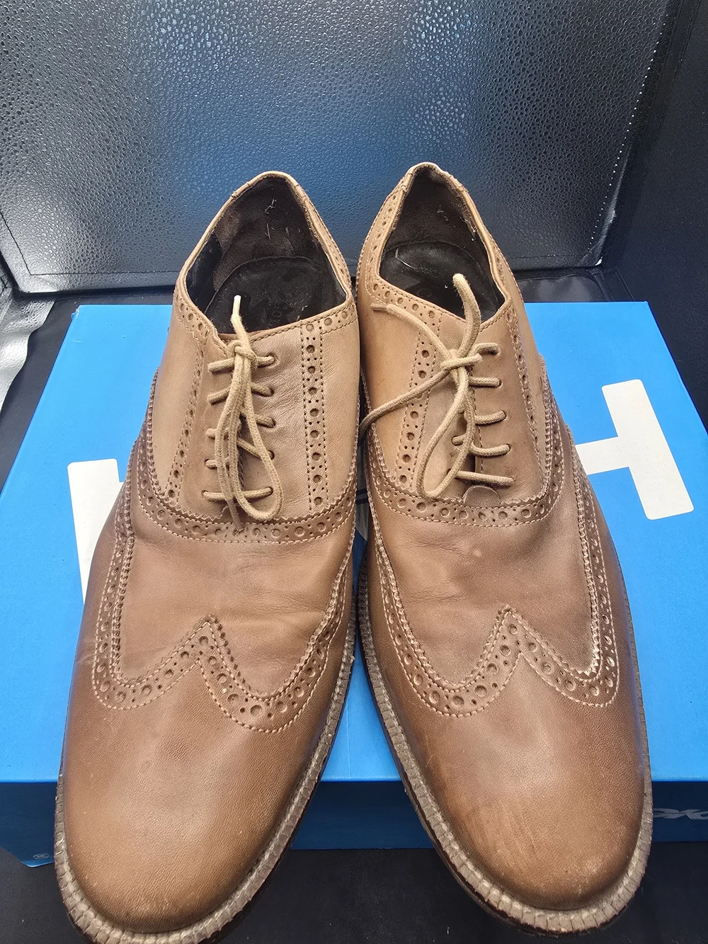 Cole Haan‎ Brown Leather Wingtip Oxfords